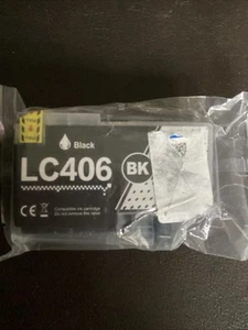 Brother LC406XL Pigment A6 Black Ink Cartridge ~ Sealed ~ No Box ~ - Picture 1 of 3