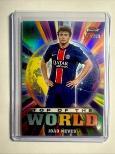Joao Neves 2024-25 Topps Finest UEFA Club Top of the World #TW-10 #108/299 - Bild 1 von 2
