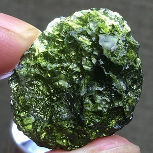 Moldavite Genuine Raw Moldavite Crystal from Czech Republic -33.9Ct - Picture 1 of 8