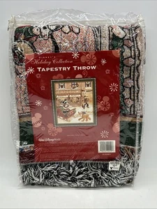Rare Walt Disney World Disney’s Holiday collection tapestry throw Emporium 50x60 - Picture 1 of 4