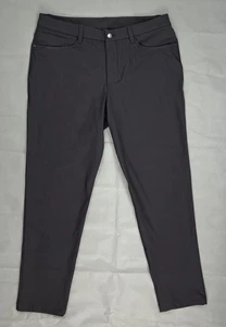 Pantalones Lululemon Commission para hombre talla 34x30,5 ABC Warpstreme negros calce clásico - Imagen 1 de 11