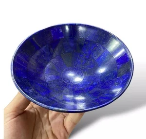 Lapislazuli Schale Handarbeit Edelstein Kristall Schale - Bild 1 von 6