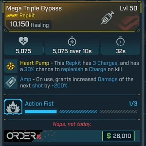 Borderlands 4 • Legendary Repkit • Mega Triple Bypass • Action Fist • PS PC XBOX - Bild 1 von 1