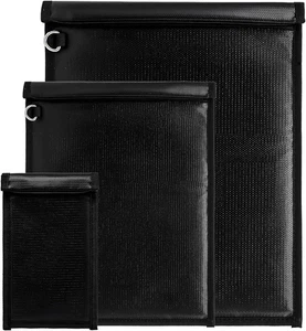 Feuerfeste Wasserdichte Tasche Anti-Diebstahl Hacken Tasche Datei Ordner Schild Signal - Bild 1 von 14