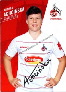 Original Autogramm Adriana Achcinska FC Köln /// Autograph signiert signed signe - Bild 1 von 2