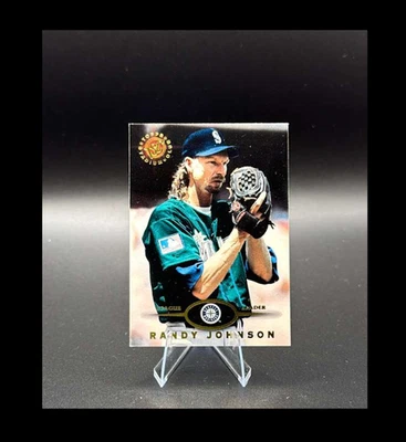 1995 Topps Stadium Club - Randy Johnson #340 Super Teams World Series - Image 1 of 2