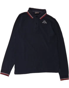 Polo uomo manica lunga KAPPA XL blu navy cotone HL07 - Foto 1 di 3