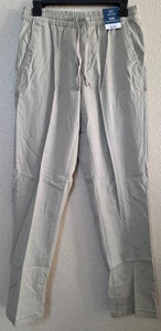 George Herren Khaki Stonewash Twill Jogginghose Größe S (28-30) BRANDNEU - Bild 1 von 5