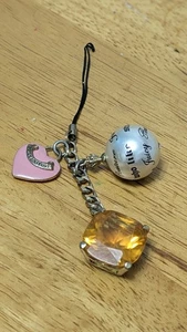 Cinturino telefono chiave Y2K Juicy Couture Swarvoski Charm - Foto 1 di 6