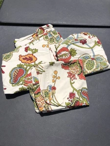 Weltmarkt Leopold Schonbezug 4 Schonbezüge Esszimmer Stuhlhusse Jakobin Blumen - Bild 1 von 12