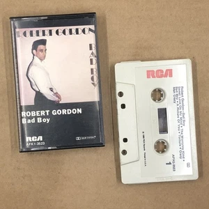 ROBERT GORDON Cassette Tape 80s Rockabilly BAD BOY A PICTURE OF YOU - Foto 1 di 6