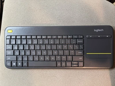 Logitech - K400 Plus TKL Wireless Membrane Keyboard for PC/TV/Laptop/Tablet - Image 1 of 2