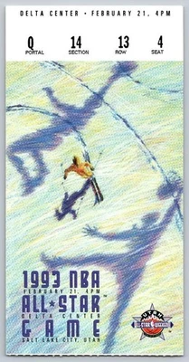 1993 NBA Basketball All Star Game Ticket Stub -  Michael Jordan 30 points - Image 1 of 3