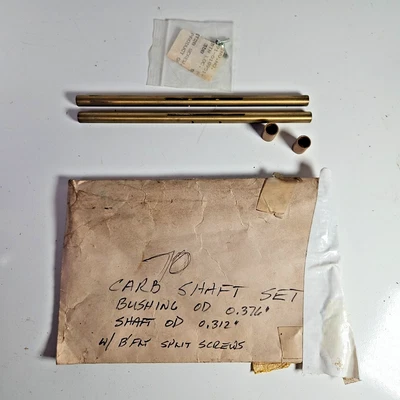 NOS PAIR Triumph Austin Jaguar SU AUC 6040 Carburetor Throttle Shaft Bushing - Image 1 of 4