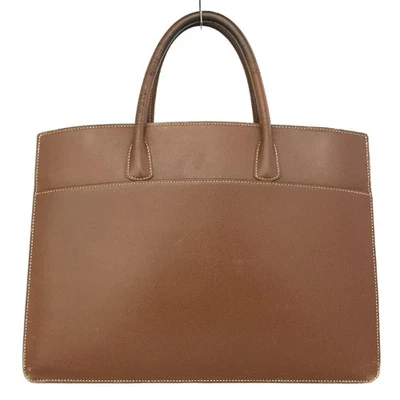 Bolso de Mano EGA HERMES Blanco Bus GM Epsom Cuero Dorado*/7BJ0674 Foto 1 de 4