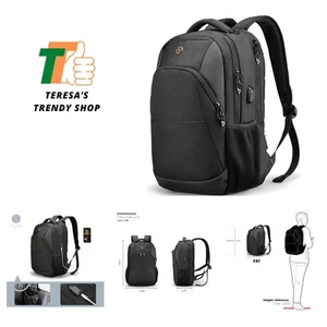Bequemer und robuster USB-Lade-Laptop-Rucksack mit RFID für sicheres Reisen - Bild 1 von 11