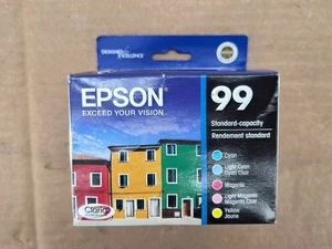 ORIGINAL SET 5 EPSON #99 FARBE T099 ARTISAN 700 800 WERKSEITIG VERSIEGELT NEU - Bild 1 von 15
