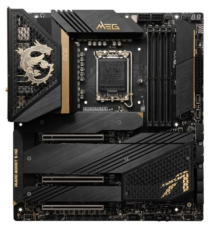 MSI MEG Z690 ACE DDR5 LGA1700 Intel Z690 SATA 6Gb/s Extended ATX Motherboard Us - Immagine 1 di 1