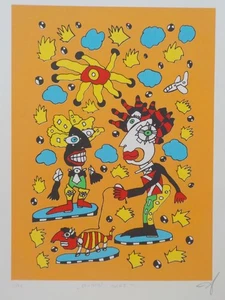 MICHAEL FISCHER-ART - Deutscher Herbst. Farbserigraphie signiert - Picture 1 of 2