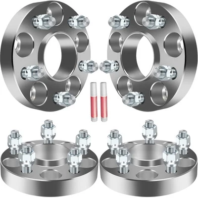 4 Pcs 1"/ 25mm Hub Centric Wheel Spacers For Mazda 3 5 6 MX-5 Miata CX-5 5x114.3 - Image 1 of 4