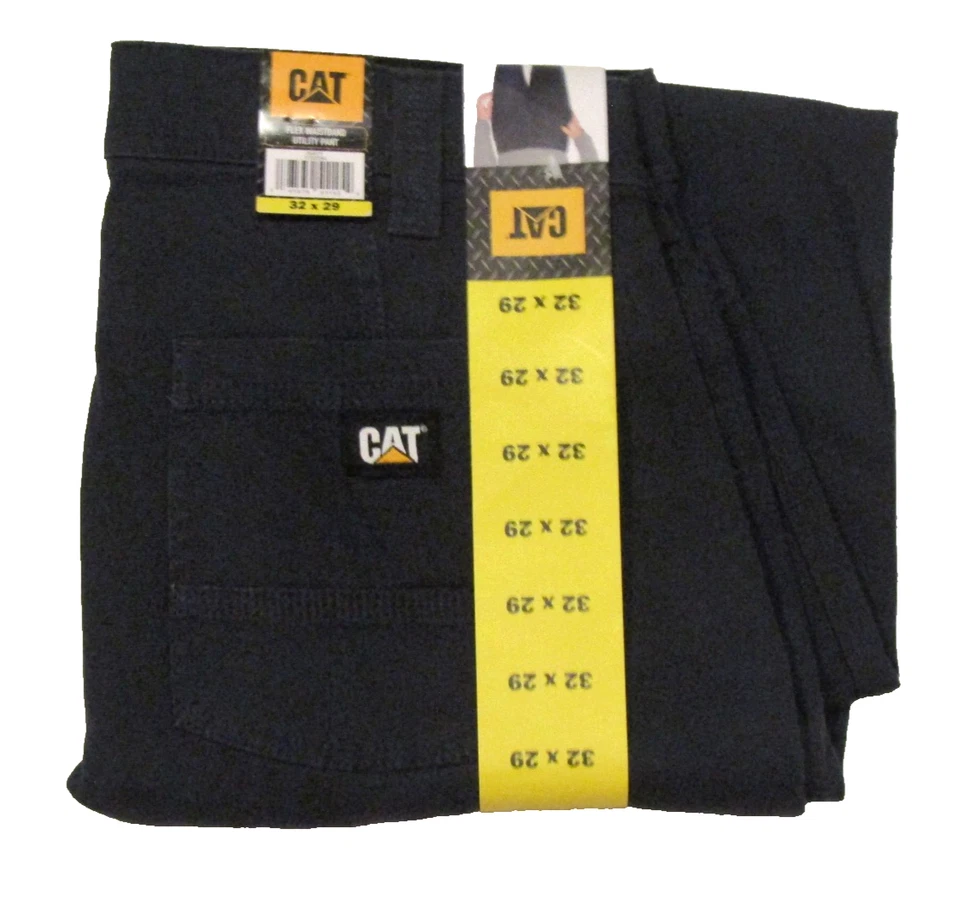 Cat Men's Flex Waistband Utility Pants Navy Size 32x30