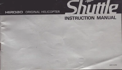 Hirobo Shuttle Instruction Manual - Image 1 of 2
