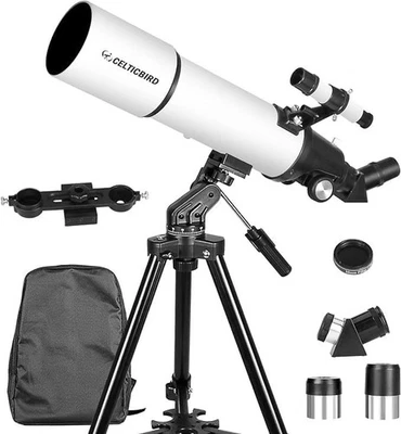 80mm Aperture 600mm Refractor Telescope for Adults & Beginners - Image 1 of 4