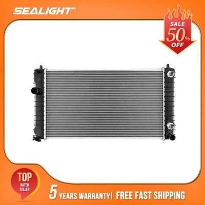 CU1825 Aluminum Radiator For Chevrolet S10 Blazer GMC Sonoma V6 4.3L 1996-2005 Foto 1 de 4
