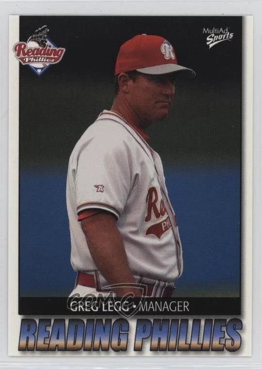 2004 MultiAd Sports Reading Phillies Greg Legg #25 - Image 1 of 2