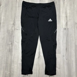 Adidas Men’s Climalite Tracksuit Bottoms Black Size Medium - Picture 1 of 12