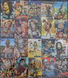 20 carte Topps 2007 Hollywood Zombies-Jackson-Rage-Ooze-Revolta-Bradgelina-Hack+ - Foto 1 di 6