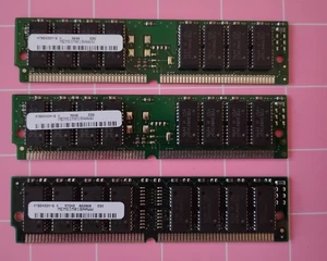 48MB 3x16MB EDO 60ns MICRON MT8D432M-6X MEMSIM018AAWW 72-pin Simm Ram Kit DRAM - Picture 1 of 5