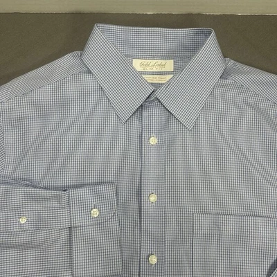 Roundtree & York Etiqueta Dorada Calce Ajustado Sin Planchar EZ Lavado 100% Algodón Para Hombres 17/34 Foto 1 de 4