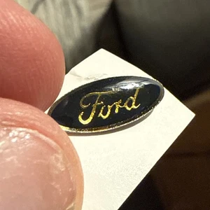 Vintage Ford Motor Co. Logo Tie Tack Pin NOS Blue Oval Collectible NEW w/o Box - Picture 1 of 6