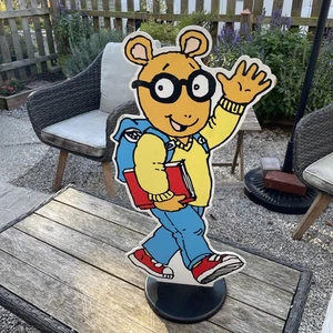 Arthur Marc Brown PBS Kinder Erdferkel Aufsteller Ausschnitt Werbung Buchladen 27 Zoll - Bild 1 von 7