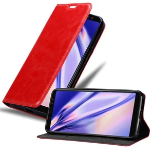 Custodia per Samsung Galaxy A8 2018 Cover Protezione Libro Portafoglio Libro Magnetico - Foto 1 di 21