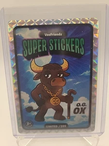 2025 VeeFriends Manga Super Stickers O.G. Ox Limited / 399 - Picture 1 of 4