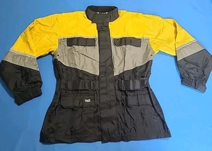Tourmaster Motorcycle Jacket Men Size MD 42 Scotchlite Reflective Material  - Foto 1 di 10