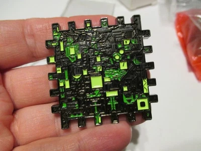 WOW Geocaching Game Resistance is Futile Cube Geocoin Star Trek Borg Themed Coin - Image 1 of 3
