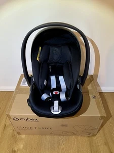 Cybex Platinum Seggiolino Neonato Cloud T I-size PLUS + Nero/Seppia Black - Foto 1 di 10
