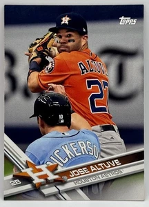 2017 Topps Foto Variation SP Jose Altuve #2 Houston Astros Baseballkarte - Bild 1 von 2