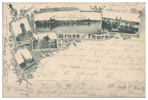 S7129/ Gruß aus Thorn Westpreußen AK 1897 - Bild 1 von 2