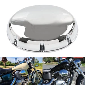 1x Coperchio Aspirazione Aria Cromato per Honda Shadow ACE VT 400 750 1997-2003 02 - Foto 1 di 8