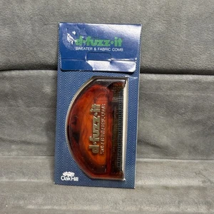 VTG D FUZZ IT Sweater & Fabric Comb Plastic Abrasive Lint Remover - Original Box - Picture 1 of 4