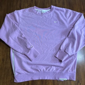 Nike Primary Fleece Dri-FIT UV Performance Crew ~ Viola Taglia Large - Foto 1 di 11
