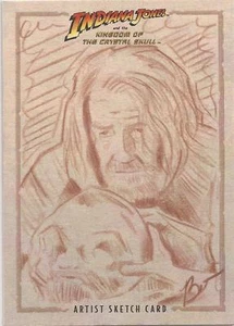 Indiana Jones Crystal Skull - Ben Curtis Jones "Harold Oxley" Sketch Card - Picture 1 of 1