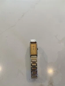 Vintage Seiko 2E20-5239-5 Jewel Ladies Gold Dress Watch. Not Running-Needs Clean - Picture 1 of 5