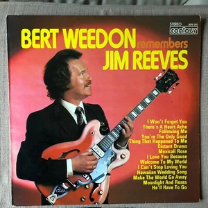 BERT WEEDON - JIM REEVES EX (sleeve)/ EX+ VINYL LP / 1st Pressing CONTOUR 1973 - Foto 1 di 10