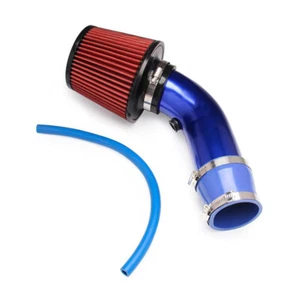 Modified High Flow 76mm Cold Air Intake Induction Pipe Hose Kit with Air Filter - Picture 1 of 8
