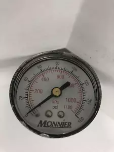Conjunto de manómetro Monnier 0-160 PSI / 0-1100 kPa - Imagen 1 de 6